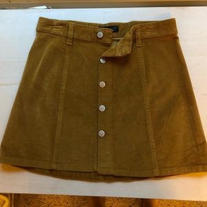 Corduroy Mini Skirt!